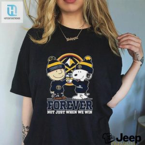 Snoopy Fist Bump Charlie Brown Denver Nuggets Forever Not Just When We Win Shirt hotcouturetrends 1 1