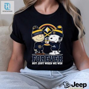 Snoopy Fist Bump Charlie Brown Denver Nuggets Forever Not Just When We Win Shirt hotcouturetrends 1 2