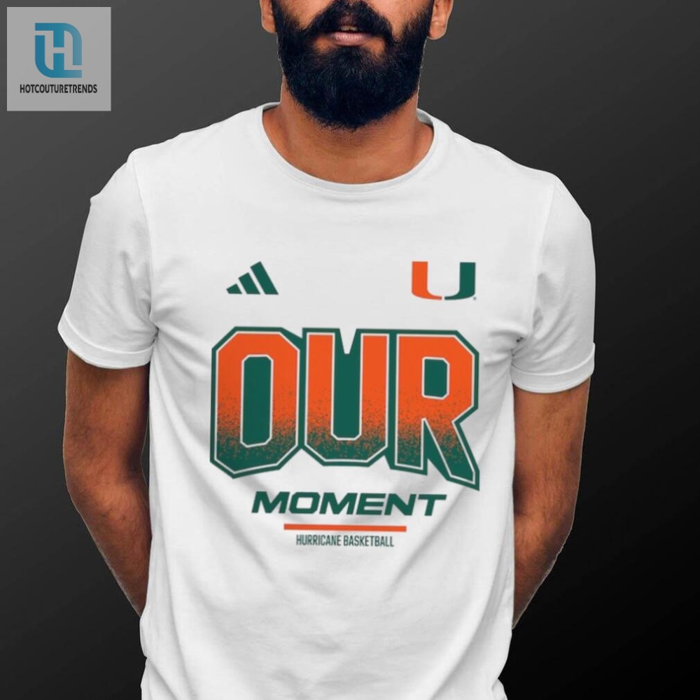 Miami Hurricanes Adidas Unisex 2024 On Court Bench Our Moment Long Sleeve T Shirt 