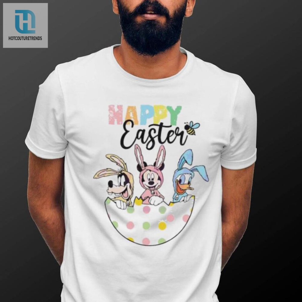 Mickey Donald Goofy Happy Easter Day 2024 Shirt 