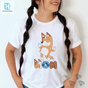 Los Angeles Dodgers Smiling Dancing Bluey Mom Shirt hotcouturetrends 1 3