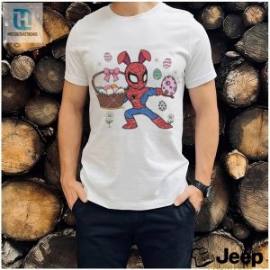 Spiderman Easter Day Bunny Happy Easter Day Eggs And Flower Shirt hotcouturetrends 1 1