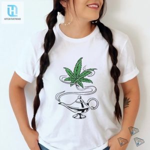 Cannabis Magic Lamp Funny Weed Dope Leaf Shirt hotcouturetrends 1 3