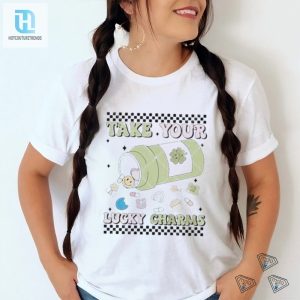 Take Your Lucky Charms Saint Patrick Shamrock Smile Shirt hotcouturetrends 1 3