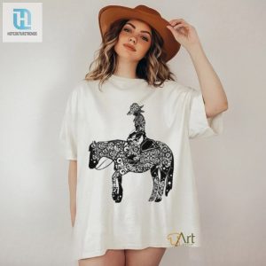 Cowgirl On Horse Mandala Horse Mandala Girl Shirt hotcouturetrends 1 6