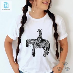 Cowgirl On Horse Mandala Horse Mandala Girl Shirt hotcouturetrends 1 7