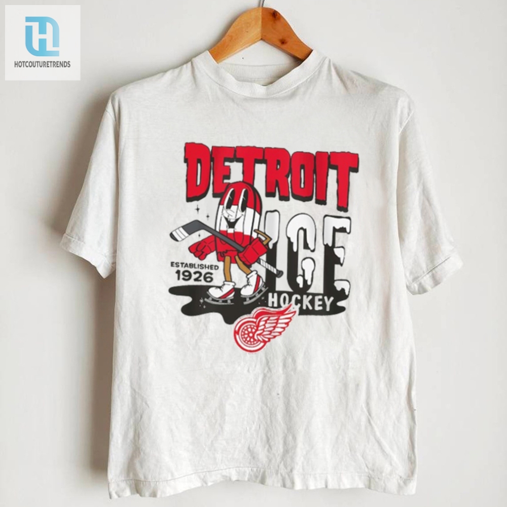 Youth Detroit Red Wings Mitchell  Ness Gray Popsicle T Shirt 