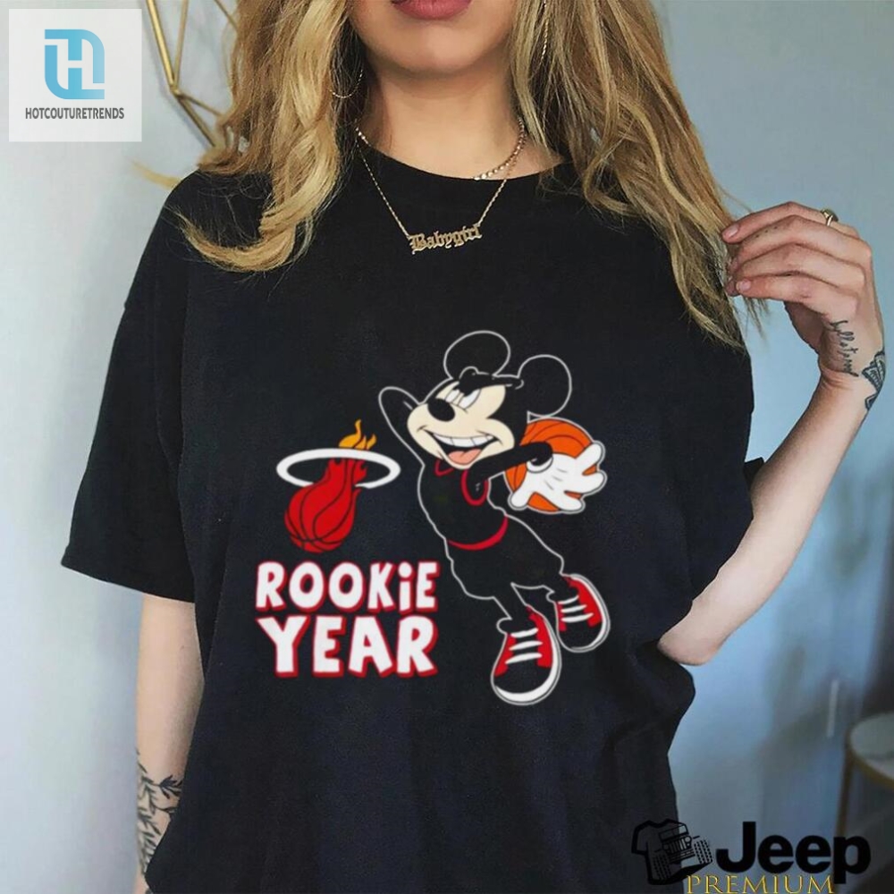 Mickey Mouse Miami Heat Rookie Year 2024 T Shirt 