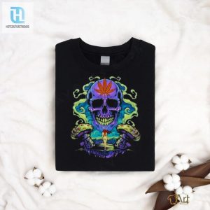 Purple Cannabis Skull T Shirt hotcouturetrends 1 2