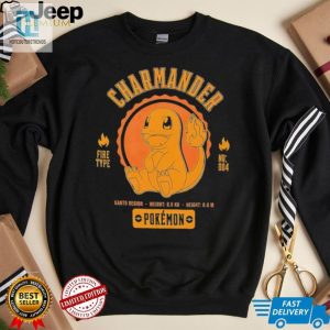 Pokemon Charmander Pokedex Data Character Shirt hotcouturetrends 1 2