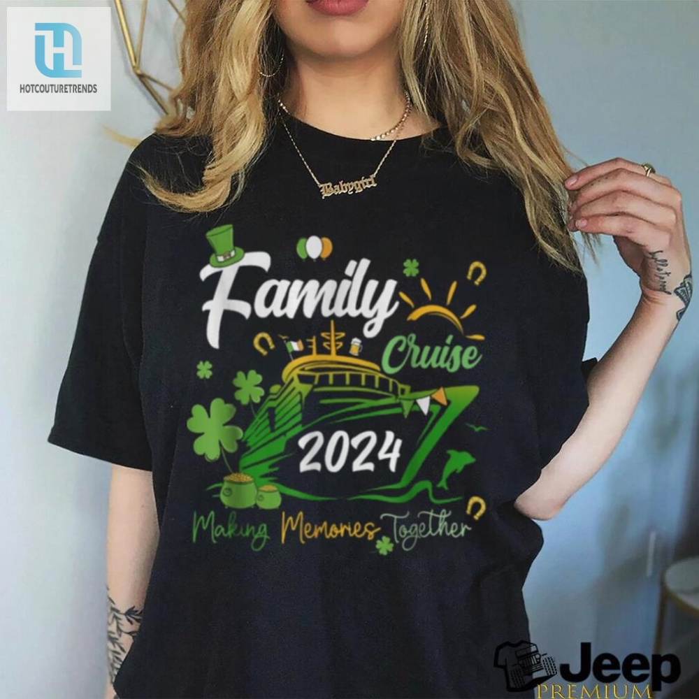 St Patricks Day Cruise 2024 Ship Family Matching Costume Gifts Trend T Shirts 