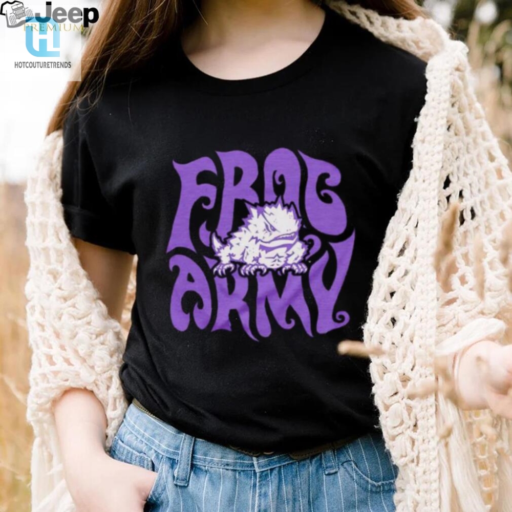 Tcu Frog Army Shirt 