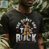 Mens 500 Level Black The Rock The Great One T Shirt hotcouturetrends 1