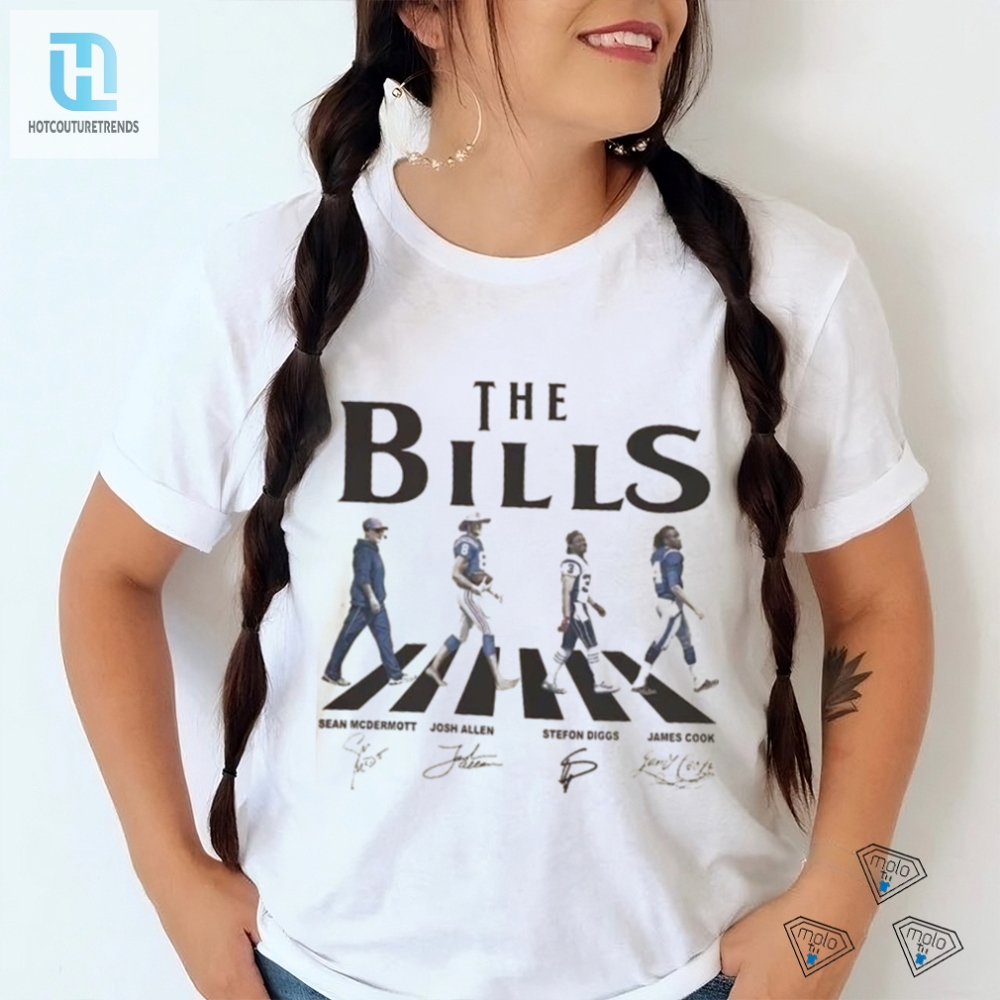 Bills Walking Abbey Road Signatures Football Shirt 