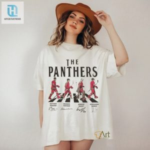 Panthers Walking Abbey Road Signatures Ice Hockey Shirt hotcouturetrends 1 2