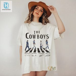 Cowboys Walking Abbey Road Signatures Football Shirt hotcouturetrends 1 2