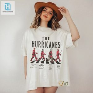 Hurricanes Walking Abbey Road Signatures Ice Hockey Shirt hotcouturetrends 1 2