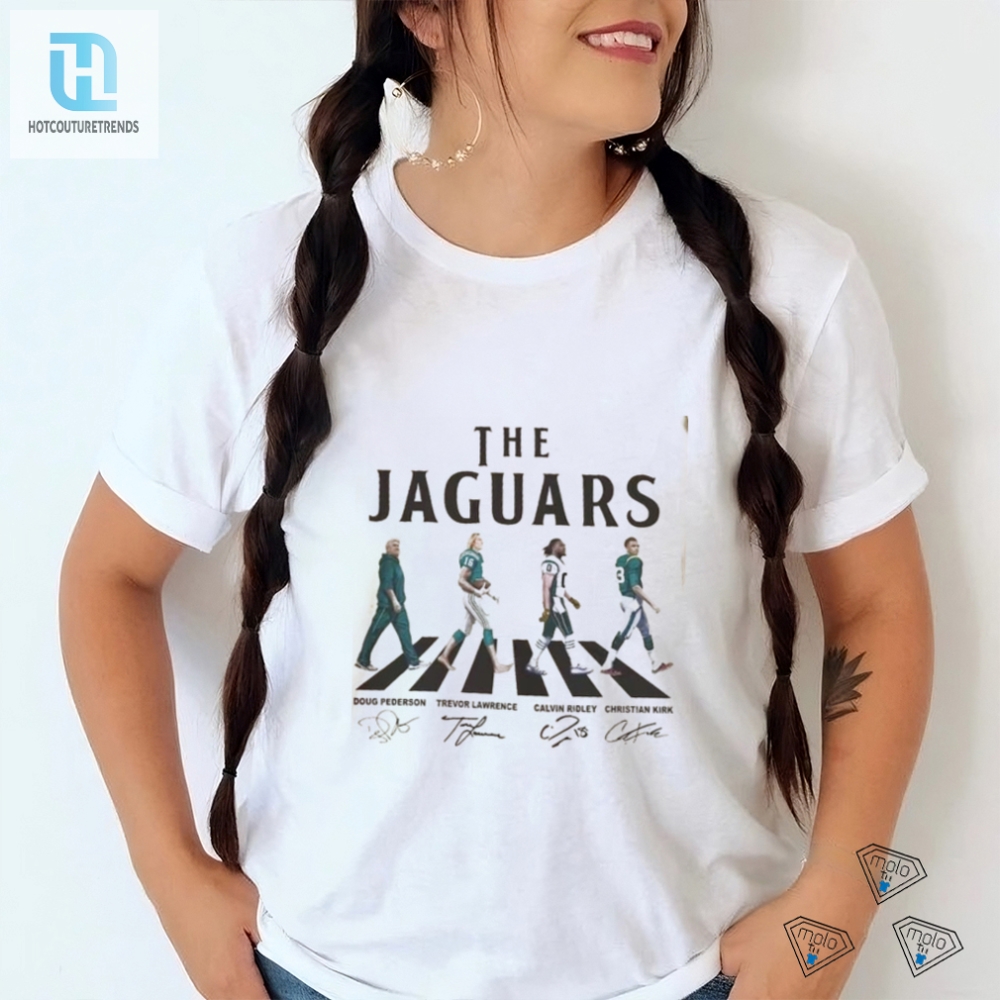 Jaguars Walking Abbey Road Signatures Football Shirt 