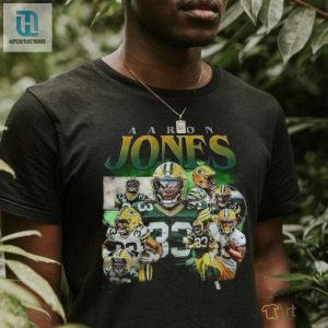 Vintage 90S Graphic Aaron Jones Football Unisex T Shirt hotcouturetrends 1 2