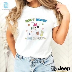 Easter Minnie Dont Worry Be Hoppy Shirt hotcouturetrends 1 2