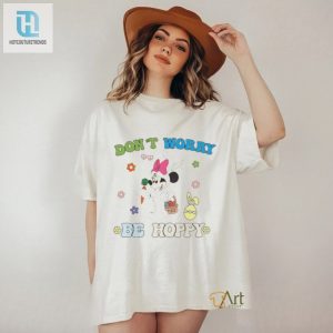 Easter Minnie Dont Worry Be Hoppy Shirt hotcouturetrends 1 3