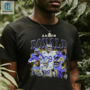 Vintage 90S Graphic Aaron Donald Football Unisex T Shirt hotcouturetrends 1 2