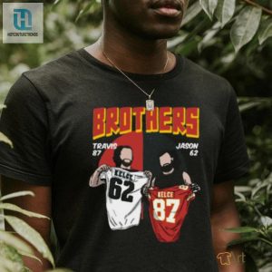 Kelce Brothers Comic Style T Shirt hotcouturetrends 1 2