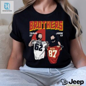 Kelce Brothers Comic Style T Shirt hotcouturetrends 1 3