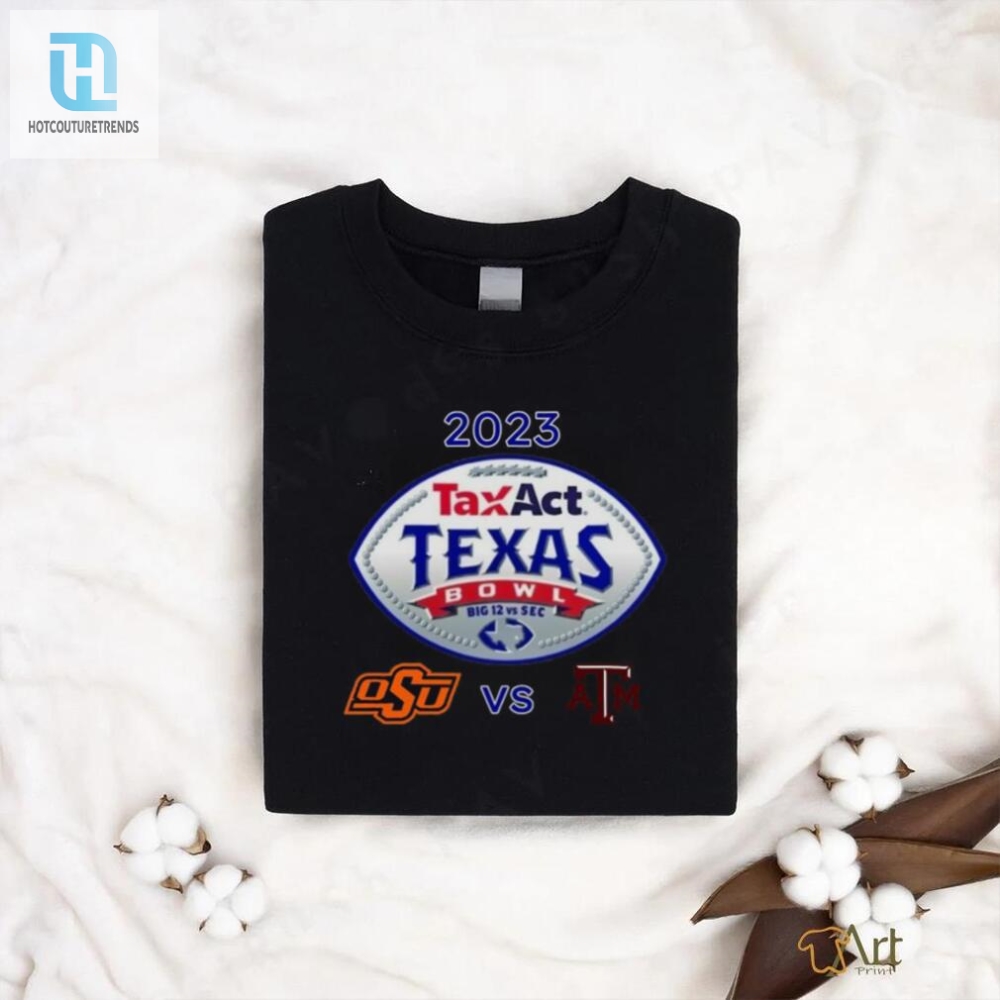 Tx 2023 Taxact Texas Bowl T Shirt 