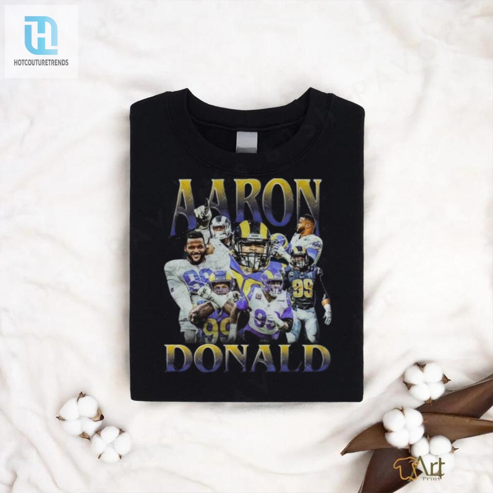 Aaron Donald 90S Graphic Vintage Tee Football Shirt 