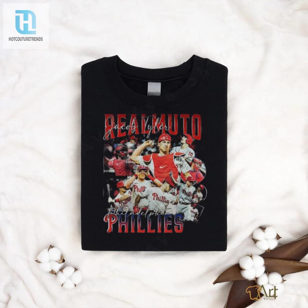 Vintage J. T. Realmuto 90S Graphic Tee Football Shirt 