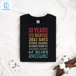 10 Years Old 10Th Birthday Vintage Retro 120 Months T Shirt hotcouturetrends 1 1
