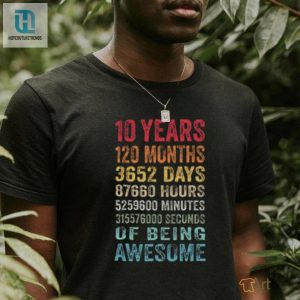 10 Years Old 10Th Birthday Vintage Retro 120 Months T Shirt hotcouturetrends 1 2