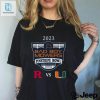 Miami Vs. Rutgers Yankee Stadium Bronx Ny 2023 Bad Boy Mowers Pinstripe Bowl T Shirt hotcouturetrends 1