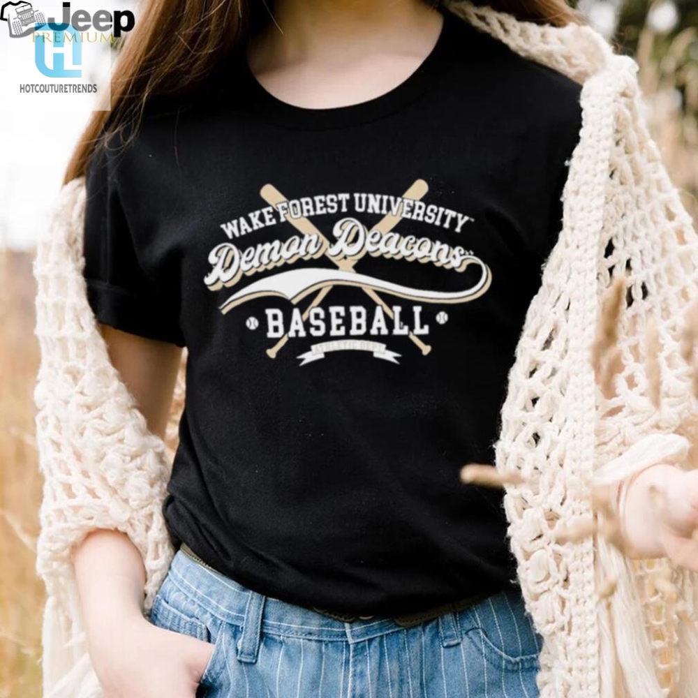 Wake Forest University Demon Deacons Baseball Logo Shirt 