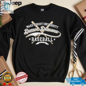 Wake Forest University Demon Deacons Baseball Logo Shirt hotcouturetrends 1 2