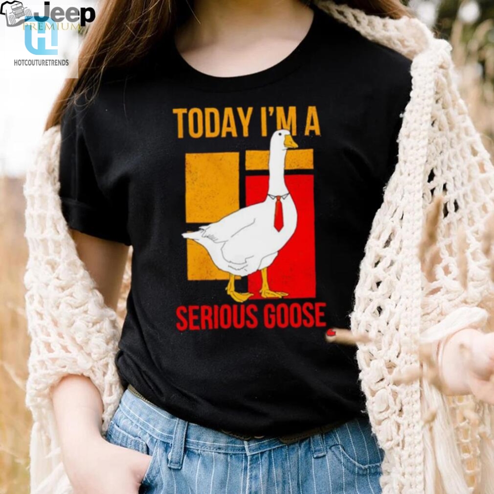 Today Im A Serious Goose Shirt 