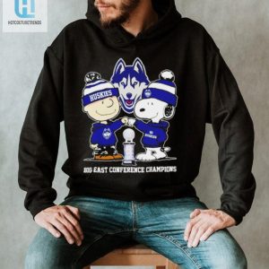 Uconn Huskies Snoopy And Charlie Brown Big East Conference Champions Go Huskies Shirt hotcouturetrends 1 3