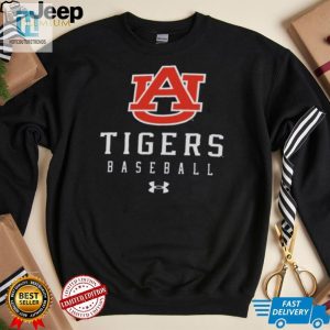 Auburn Tigers Blue Baseball Tech Performance T Shirt hotcouturetrends 1 2