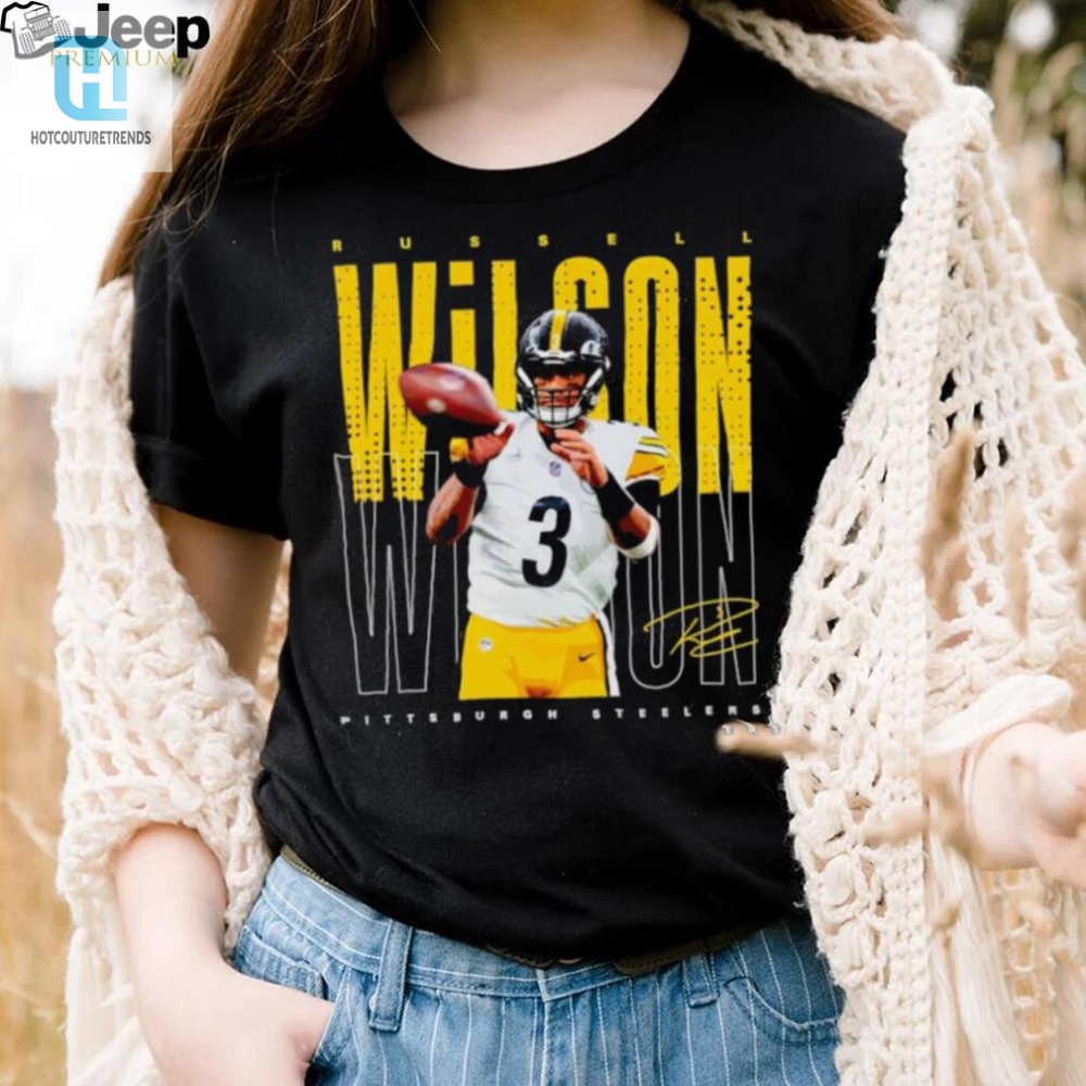 Russell Wilson Pittsburgh Steelers Signature Shirt 