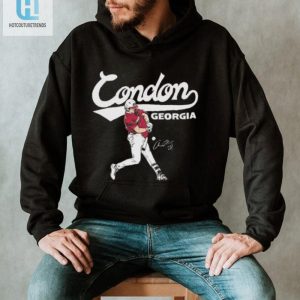 Georgia Baseball Charlie Condon Slugger Swing Signature 2024 Shirt hotcouturetrends 1 3