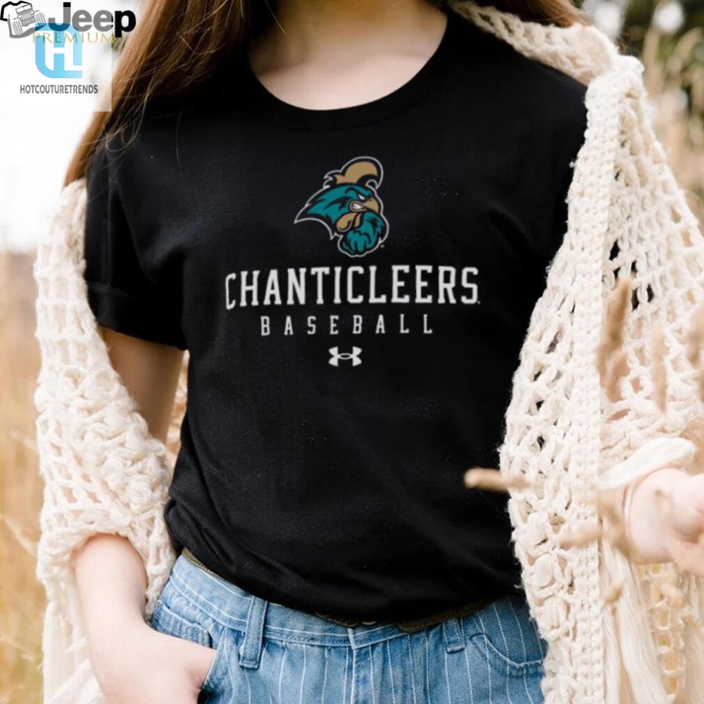 Coastal Carolina Chanticleers Black Baseball Tech Performance T Shirt 
