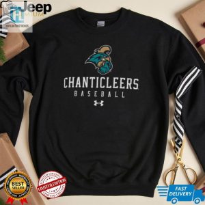 Coastal Carolina Chanticleers Black Baseball Tech Performance T Shirt hotcouturetrends 1 2