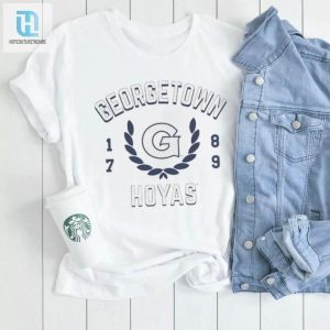 Georgetown Hoyas Uscape Apparel Renew Ringer T Shirt hotcouturetrends 1 2