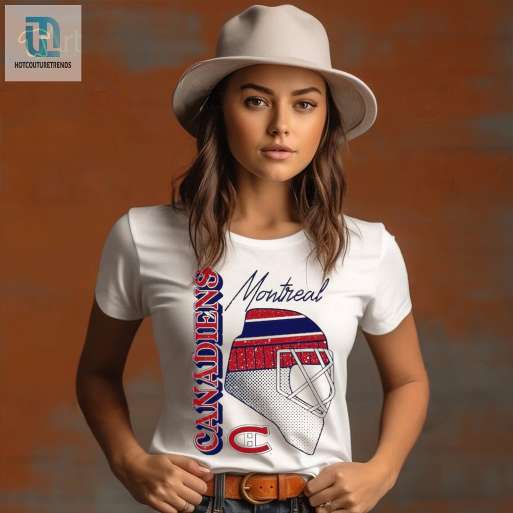 Montreal Canadiens Ice Hockey Helmet Logo Shirt 