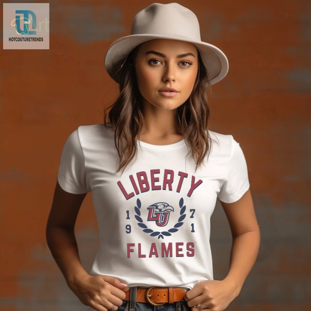 Liberty Flames Uscape Apparel Renew Ringer T Shirt 