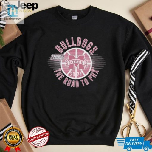 March Madness Bulldogs 2024 The Road To Phx Shirt hotcouturetrends 1 3