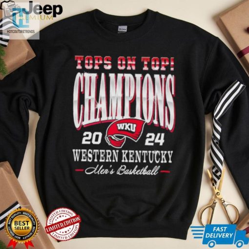 Western Kentucky Hilltoppers Mens Basketball 2024 Tops On Top Champions Shirt hotcouturetrends 1 3