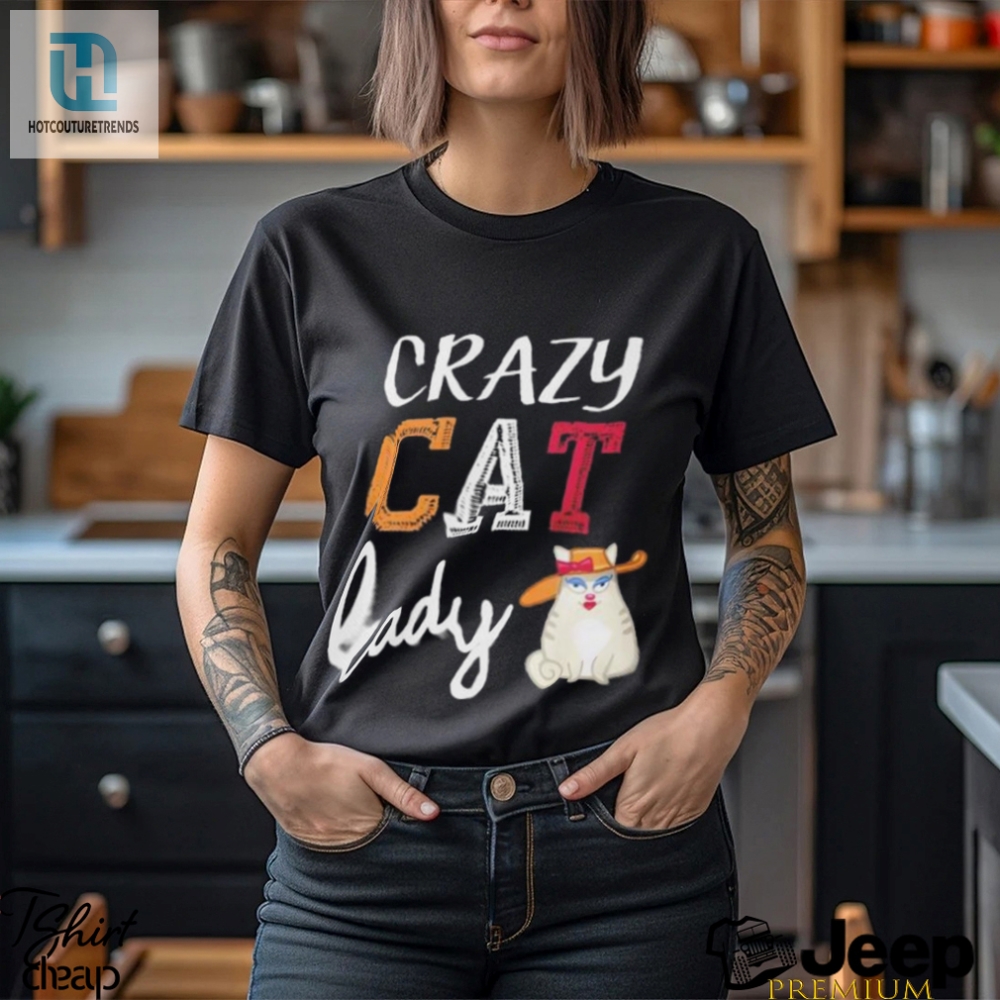 Funny Crazy Cat Lady 2024 Shirt 