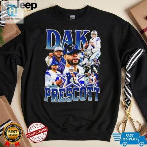 Dallas Cowboys Dak Prescott Professional Football Player Honors Shirt hotcouturetrends 1 3